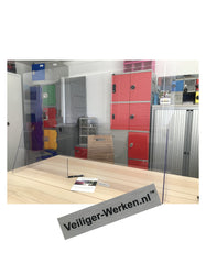 Plexiglas-Thekenschutzwand mit Öffnung