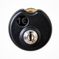 Münzschloss 1 EUR - Pfandschloss - Münzrückgabe