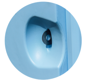 Tragbare „Dixi“-Toilette