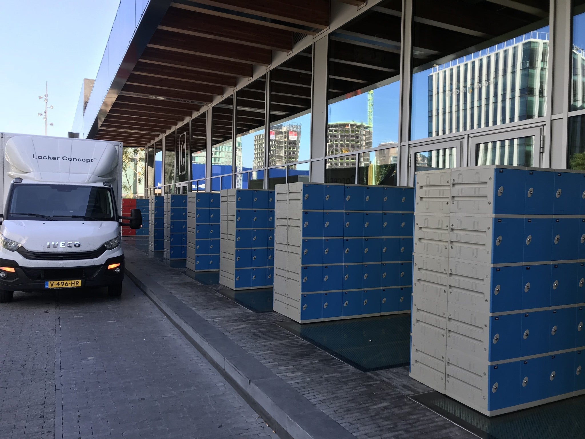 Mietschließfachschrank – 10 Türen